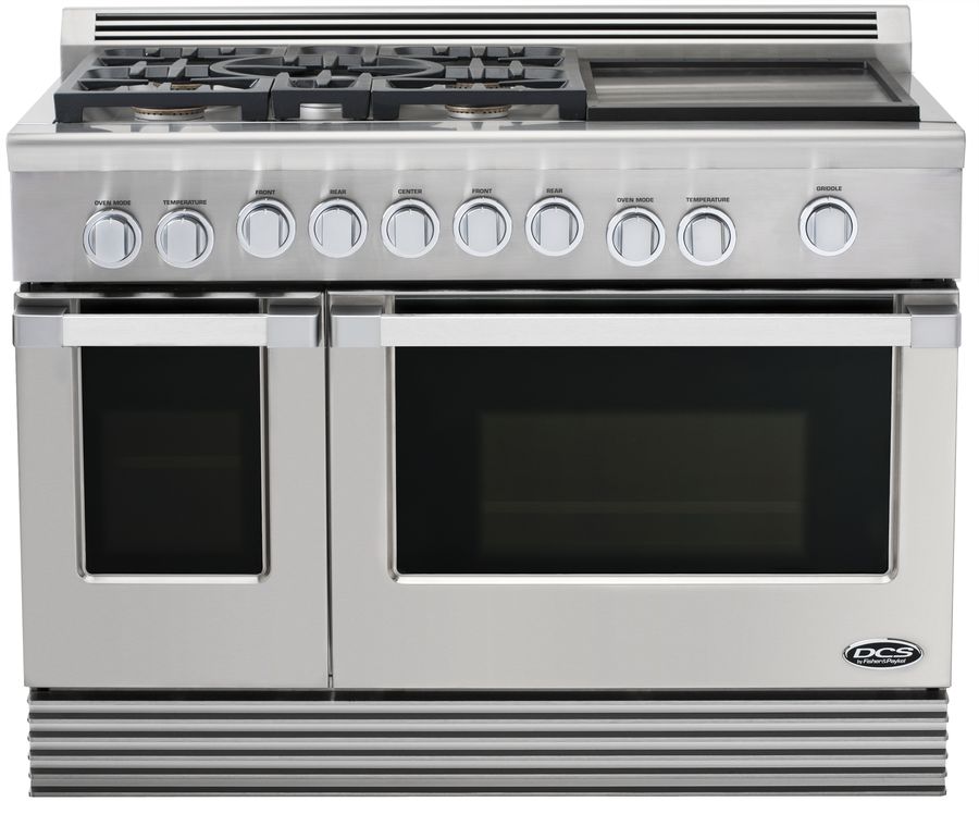 48 in Professional 6 Burner Dual Fuel Range W Griddle RDU486GD by